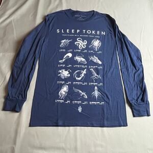 Sleep Token Shirt Blue Small Long Sleeve This Place Will Become Your Tomb